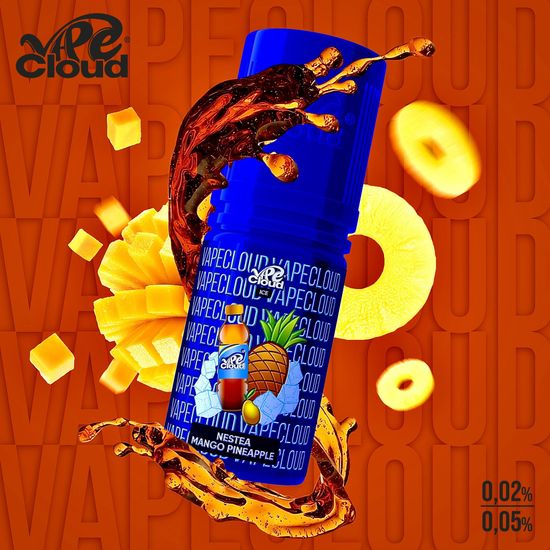 Vape Cloud Ice 0.05% - Nestea Mango Pineapple (Холодный чай с манго и ананасом) 30 мл.