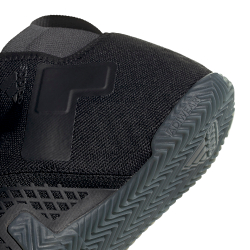 Женские Кроссовки теннисные Adidas Stycon Laceless W Clay - core black/night metallic/grey six