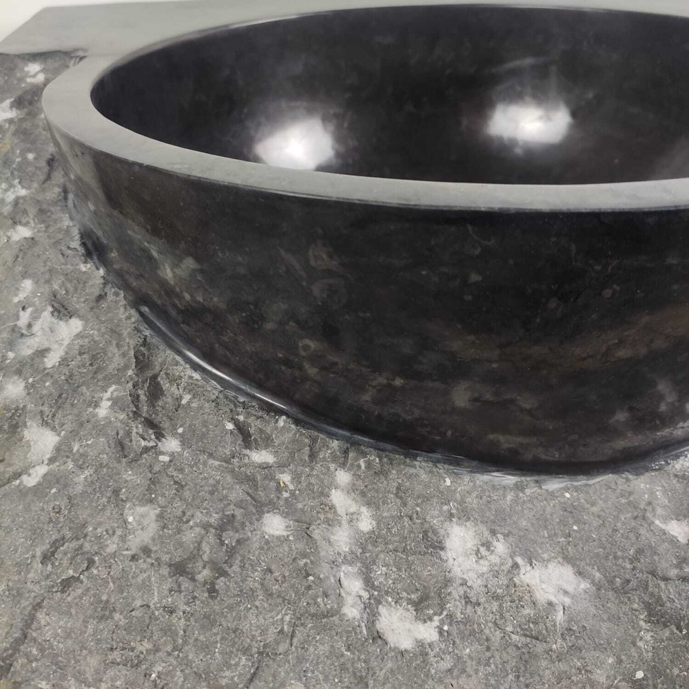 Раковина из мрамора Kotak baskom Black KBS-70956 50*50*22