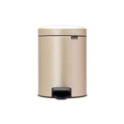 Brabantia - Контейнер для мусора NewIcon Metallic Gold 5л / артикул   304422  / GTIN 8710755304422