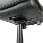 Кресло игровое Helmi HL-S08 "Rally", экокожа черная/серая/желтая