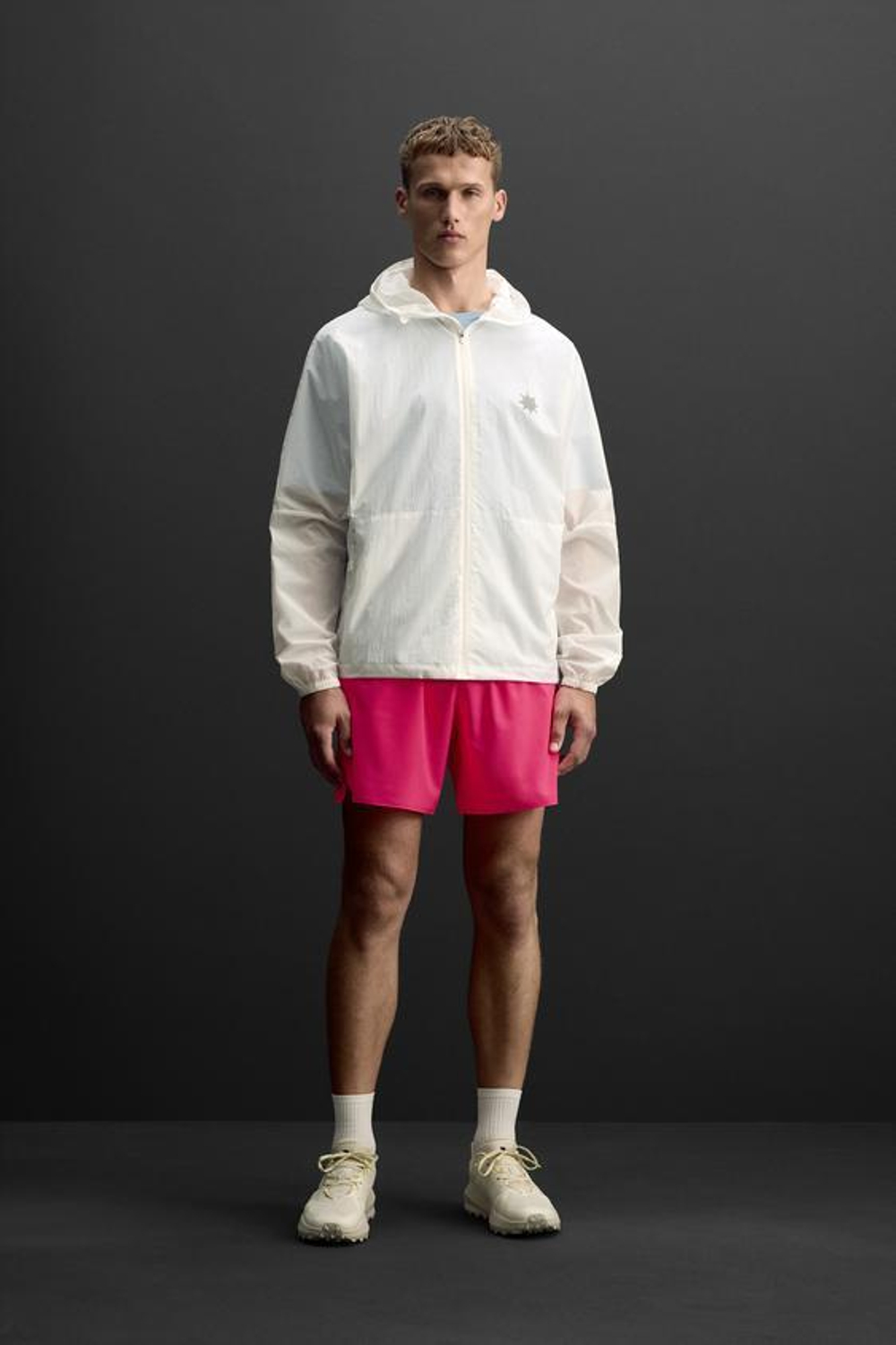 ZARA ВЕТРОВКА, КРЕМОВЫЙ