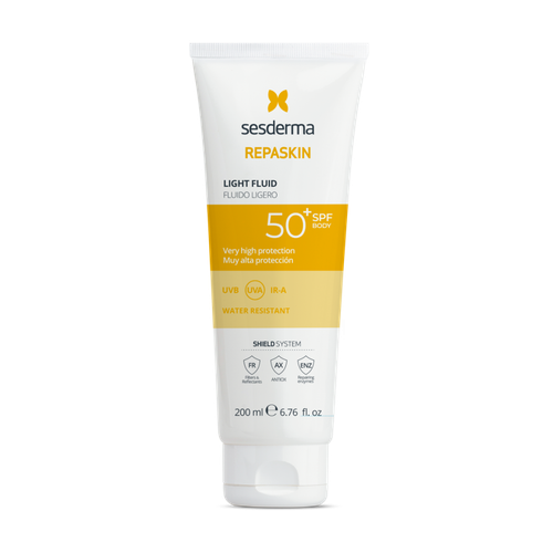 Sesderma REPASKIN LIGHT FLUID Body sunscreen SPF50 | Флюид нежный солнцезащитный для тела СЗФ 50, 200 мл