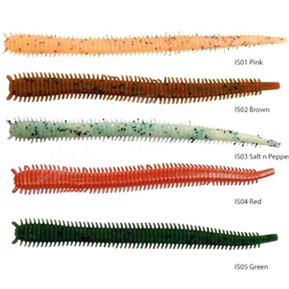 Силиконовая приманка Marukyu Isome L IS06 #Glow pearl sandworm