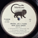 Emerson, Lake & Palmer ‎– Brain Salad Surgery (Япония 1974г.)