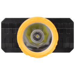 Фонарь налобный светодиодный ЭРА GA-802 аккумуляторный мощный яркий 2 режима желто-черный | Налобные фонари