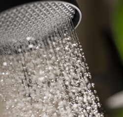 Bossini Apice душ верхний, поворотный, настенный держатель Ø100 мм, цвет чёрный матовый