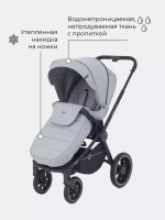 Коляска детская "FLEX GRAND" (2в1) RA072 Green Tea + сумка