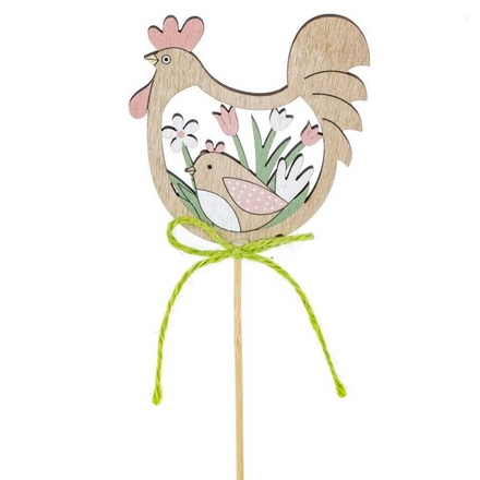 GAEM Изделие декоративное (вставка) "Курица" (7,5*0,5*8), L7,5 W0,5 H31 см