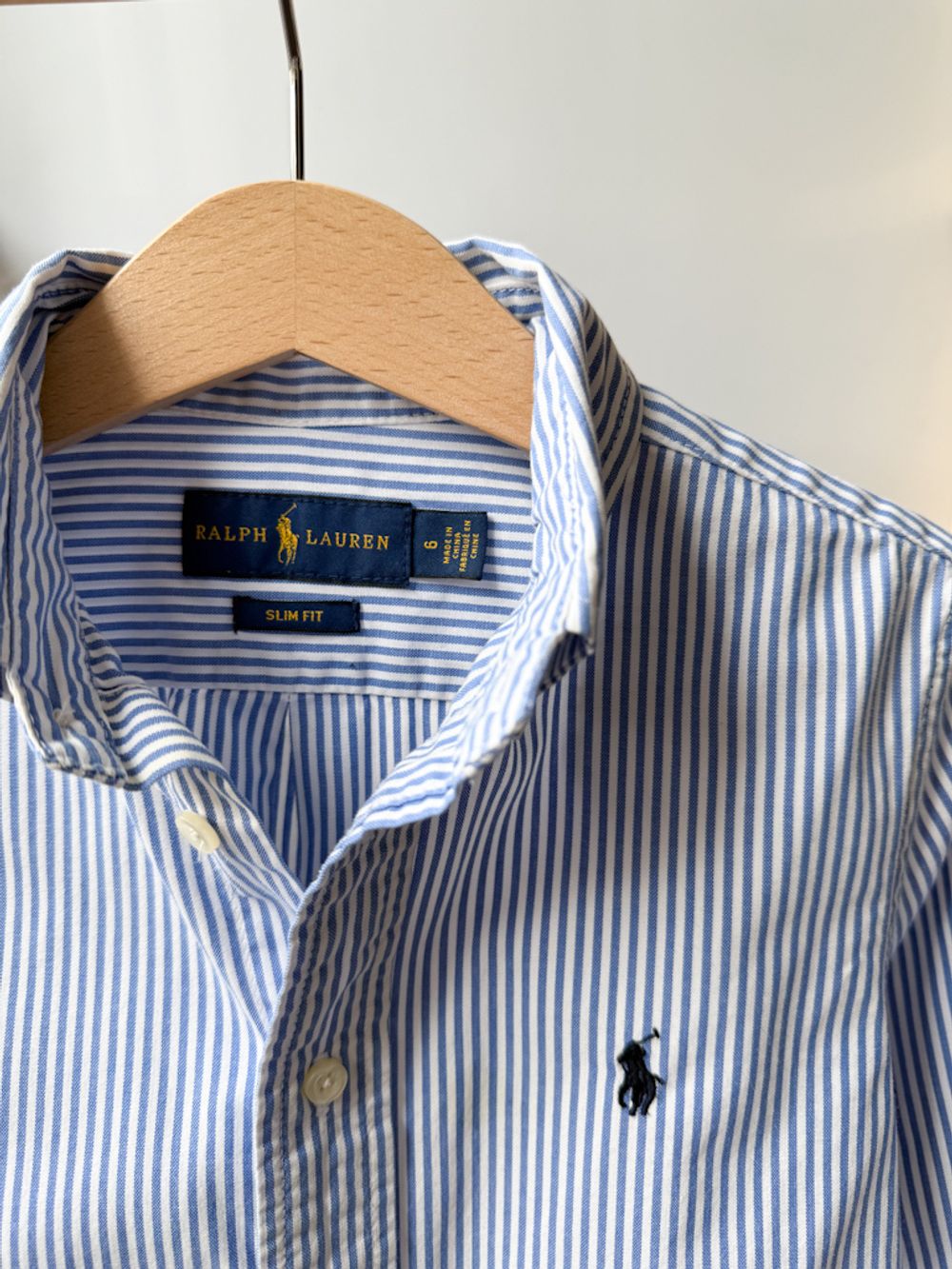 Хлопковая рубашка Ralph Lauren, 116