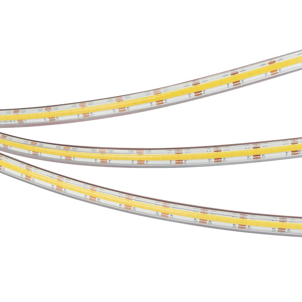 Светодиодная лента герметичная COB-PS-X640-12mm 24V White-MIX (23 W/m, IP67, CSP, 5m) (Arlight, Изменяемая ЦТ) 039965