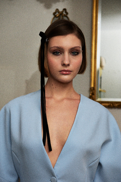 Бант стрекоза с длинными лентами