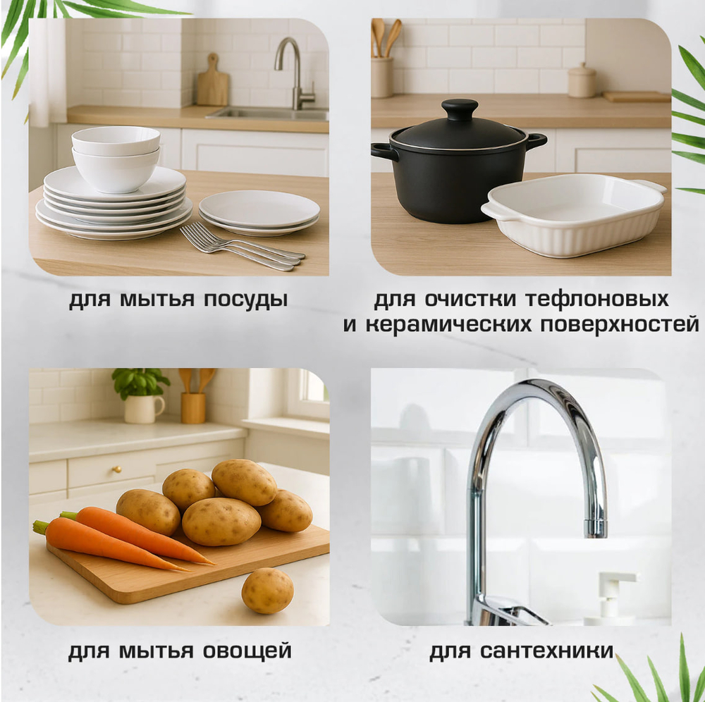 Губка-скрабер для ЭМАЛИ и ТЕФЛОНА, размер 13х8,5х1,5 см, КОМПЛЕКТ 2 штуки, посуда, уборка, LAIMA, 700057ОЗ