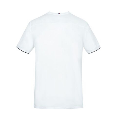 Мужская теннисная футболка Le Coq Sportif TENNIS Tee SS No.1 M - new optical white