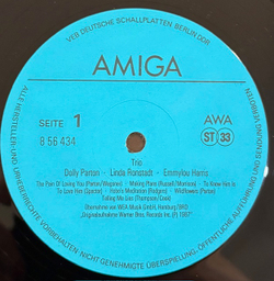 Виниловая пластинка Dolly Parton · Linda Ronstadt · Emmylou Harris – Trio LP