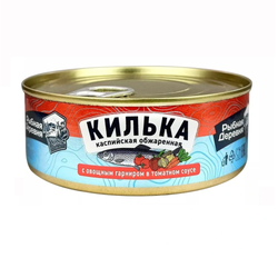 Килька обжаренная Рыбная Деревня в томатном соусе 240 гр