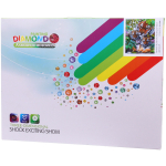 Алмазная мозаика на подрамнике с полным заполнением «МИР ЯРКИХ КРАСОК», семья тигров, 50*65см