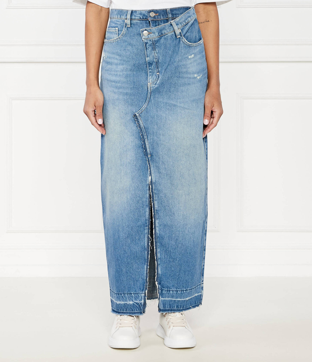 Джинсовая юбка BOSS ORANGE - голубой(50518230)