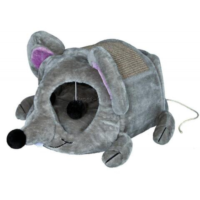 Домик-пещера Junior "Lukas", 35х33х65см, плюш, серый, Trixie