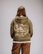 Худи Подполье Flag хаки