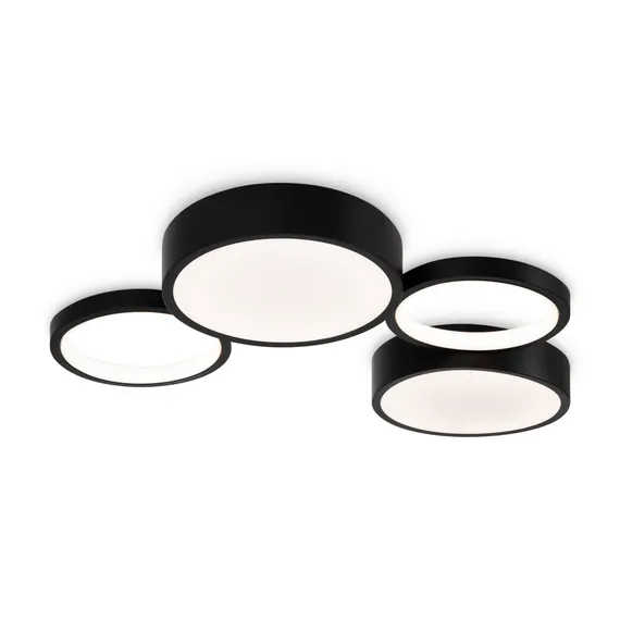 Потолочный светильник FR6080CL-L92B Молекула / Molecule 69 Вт LED с пультом ДУ Freya fr6080cl-l92b