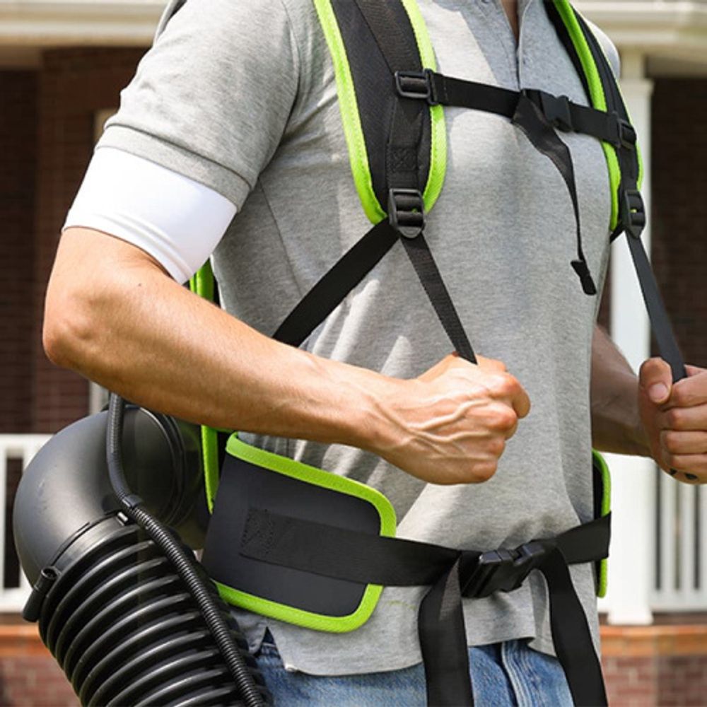 Ранцевая воздуходувка аккумуляторная Greenworks Арт. 2408107, 40V, бесщеточный, без АКБ и ЗУ