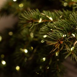 Светодиодная новогодняя гирлянда Intro Holiday INNR-01Z нить теплый свет 10 м 100 microled IP20 | Intro