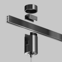 Коннектор с тросовым подвесом в шинопровод Maytoni Flarity   TRA154SW-1B