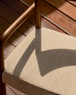 Стул Falconera со съемным чехлом из массива дуба с отделкой орех FSC Mix Credit