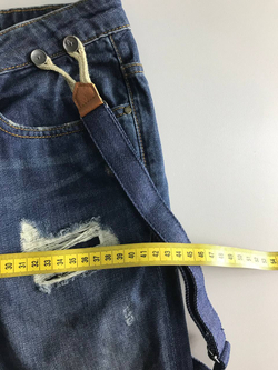 Джинсы Zara с подтяжками, на 13/14 лет