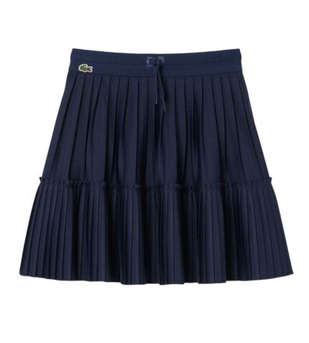 Детская теннисная юбка Lacoste Pleated Jersey - Blue