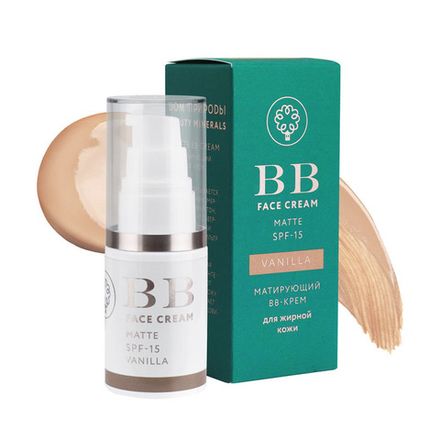 Beauty Minerals BB-крем матирующий 02 тон "Vanilla" SPF-15