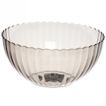 Салатник пластиковый «Мадлен» 19*9см ромашка,кофейный