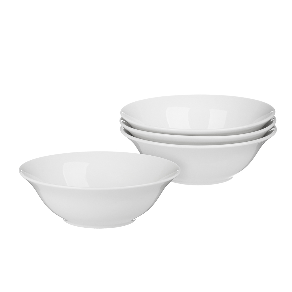 MILLIMI Сонет Набор стол.посуды 16пр (тар26см*4, тар22см*4, салатн15см*4, кружка350мл*4), фарфор