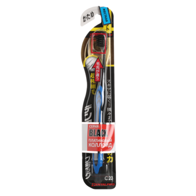 Щетка зубная мягкая Dentalpro Black Ultra Slim Plus