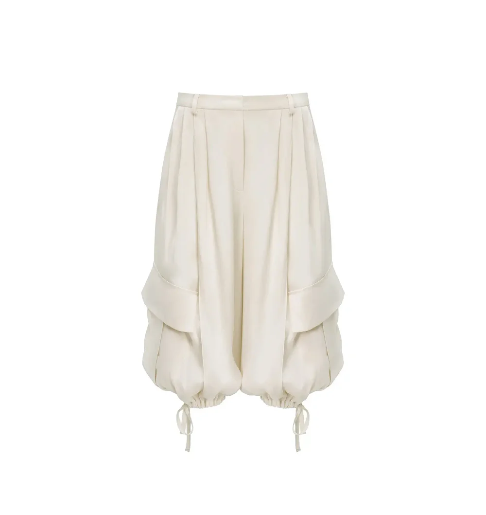 Бриджи жемчужные