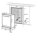 Встраиваемая посудомоечная машина Midea MID60S120i