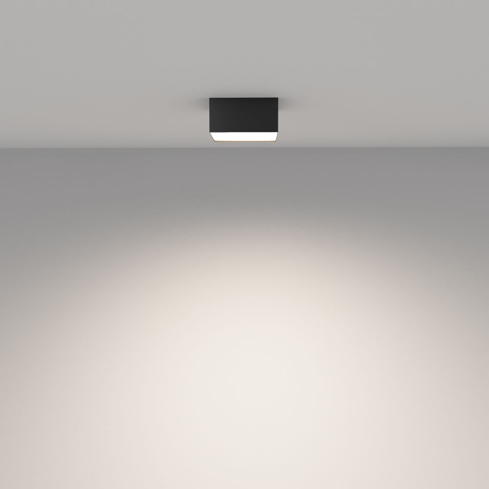 Светильник потолочный светодиодный Maytoni Zon C032CL-12W4K-SQ-B