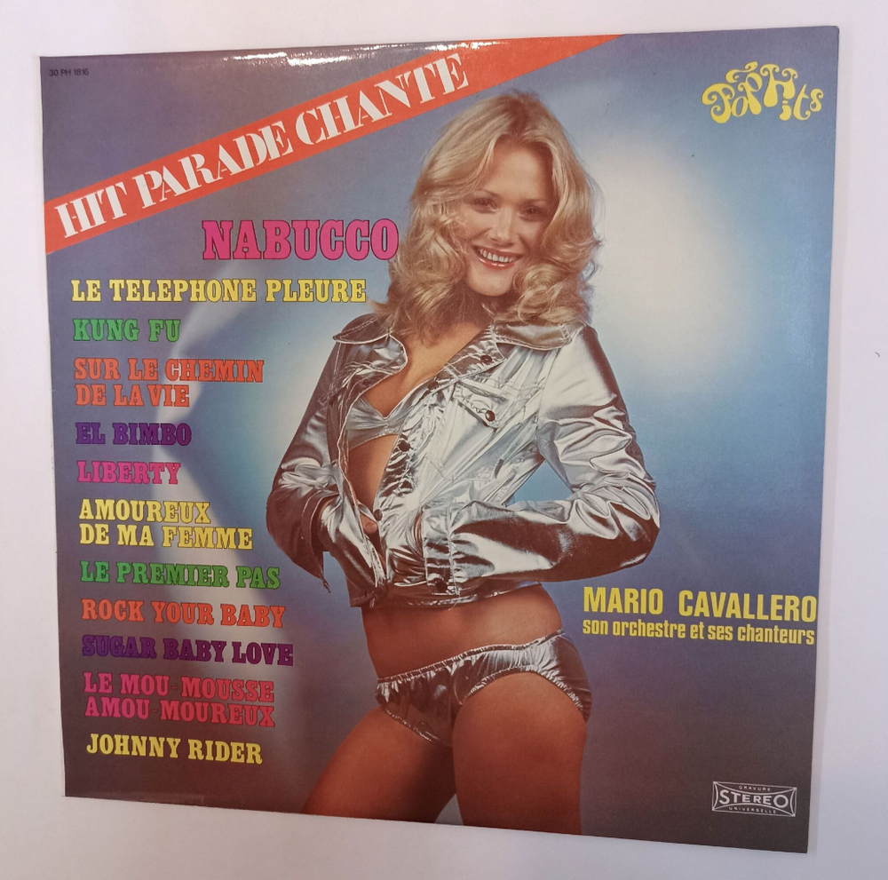 Винтажная виниловая пластинка LP Mario Cavallero Son Orchestre Et Ses Chanteurs Hit Parade Chante Pop Hits Vol 16 (France 1974)