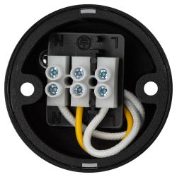 Светильник настенно-потолочный спот ЭРА OL50 BK MR16 GU10 IP20 черный