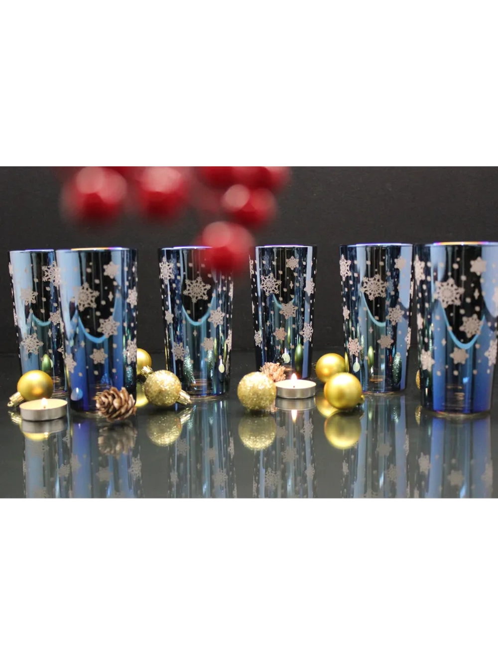 Стакан для напитков сока и воды высокие