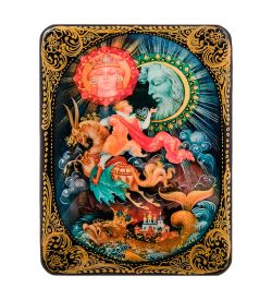 ШК-19/43 Шкатулка в технике декупаж «Конек Горбунок» (10х8х3,5)