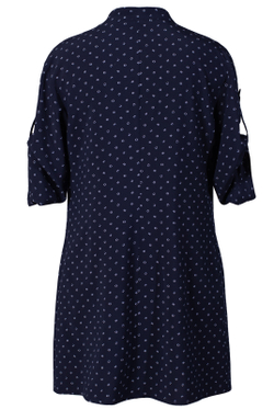 Платье женское 1854ЮП, т.синий алфавит #176Атс051854ЮП