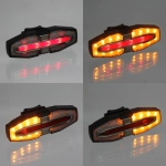 Фонарь велосипедный, задний West Biking YP0701426 (с дистанционным управлением)