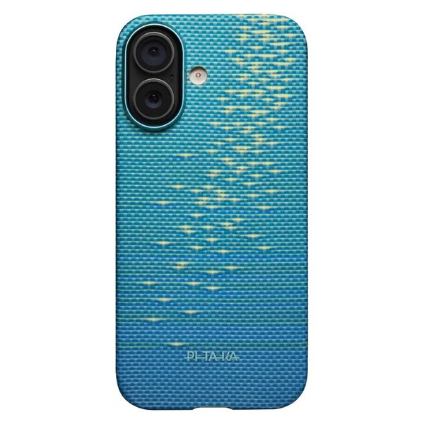 Чехол Pitaka Edge Case для iPhone 17, Лазурный | Lucid Blue