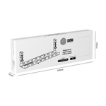 Кабель-канал Cactus CS-CM-700-1WT для столов 72.8x13x19см белый