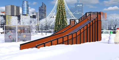 Зимняя горка Савушка Зима 5 (скат 5м)