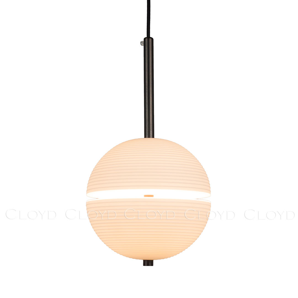 Подвесной светильник Cloyd COSMORA P1 / выс. 32 см - керамика - черный (арт.12503)