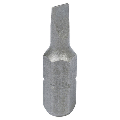 KING TONY (102503S1) Вставка (бита) торцевая 1/4", L = 25 мм, Slotted, SL3.0 х 0.5 мм