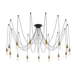 Citilux Эдисон CL451151 Люстра паук Венге Бронза